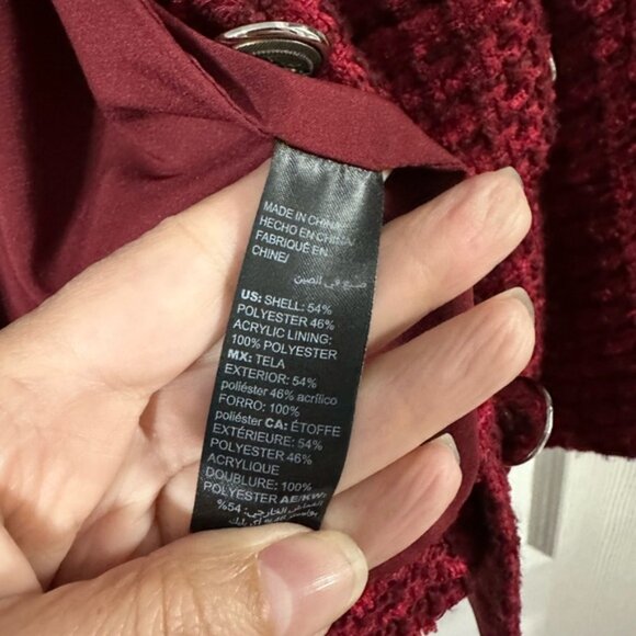 White House Black Market Belted Tweed Jacket - Picture 16 of 16